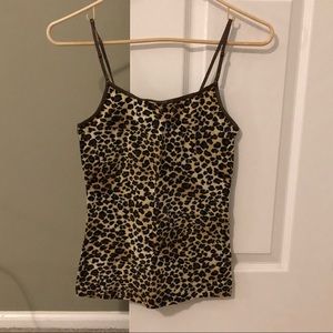 Leopard print cami